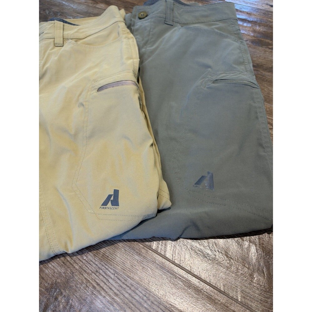 Eddie Bauer First Ascent Guide Pro Pants Mens 32x31 Gray & Tan Hiking Lot of 2